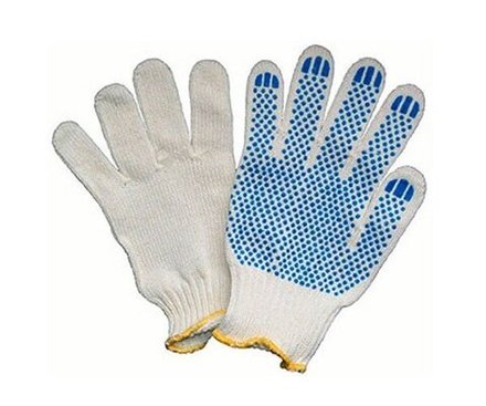 Перчатки с точкой 3-нити