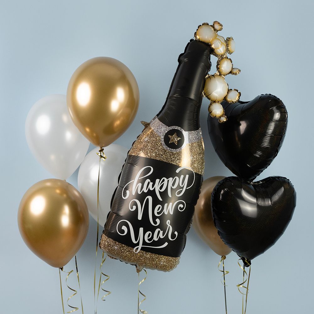 Шар (12''/30 см) Золото, хром, 50 шт.