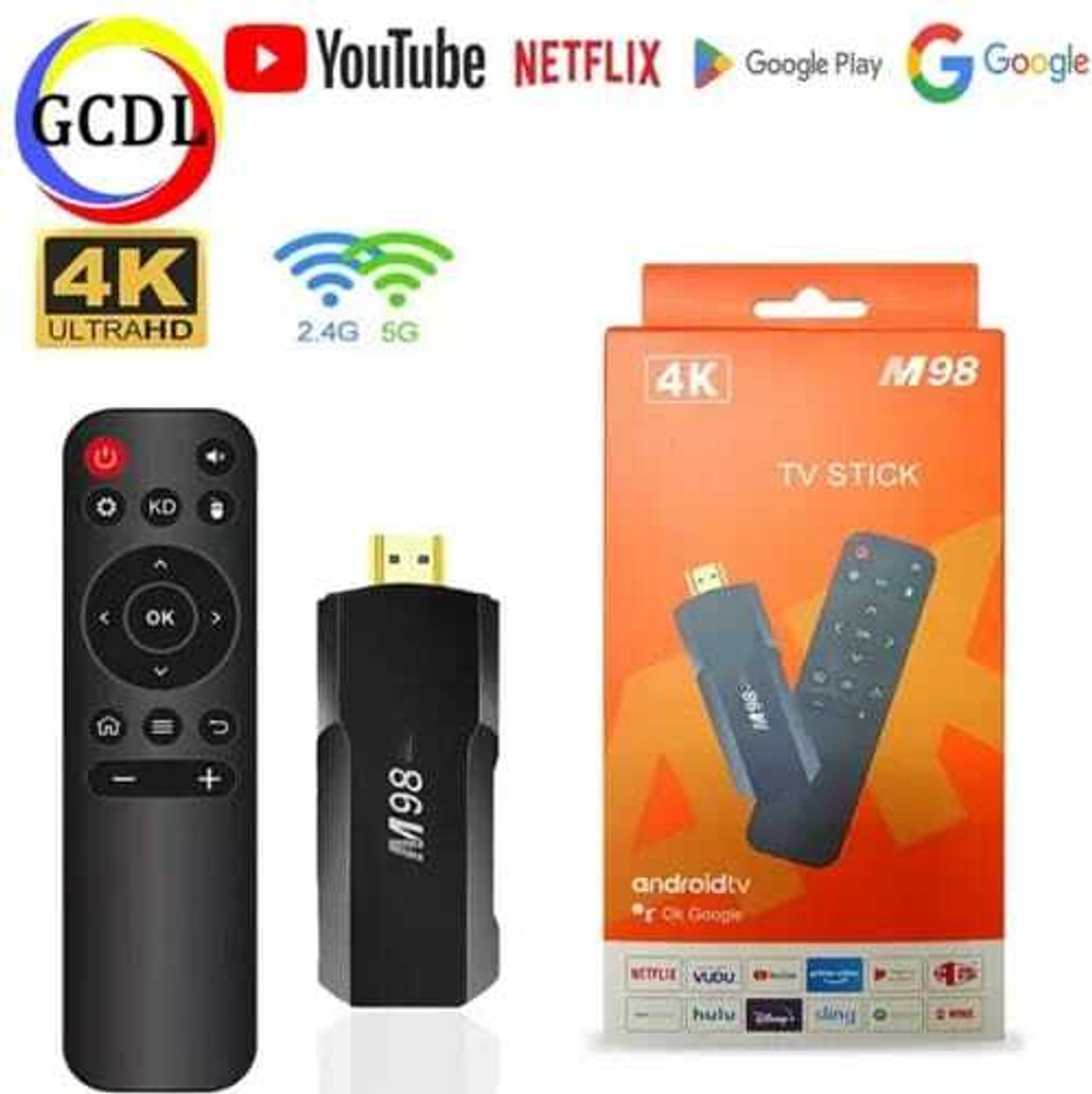 ТВ приставка android tv для цифрового ТВ Медиаплеер UHD 4K ULTRA 1/8 ГБ + бесплатное телевидение, Bluetooth пульт, товары за 1 рубль