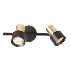 Citilux SAT CL505621 Спот поворотный с выключателем Чёрный+Золото