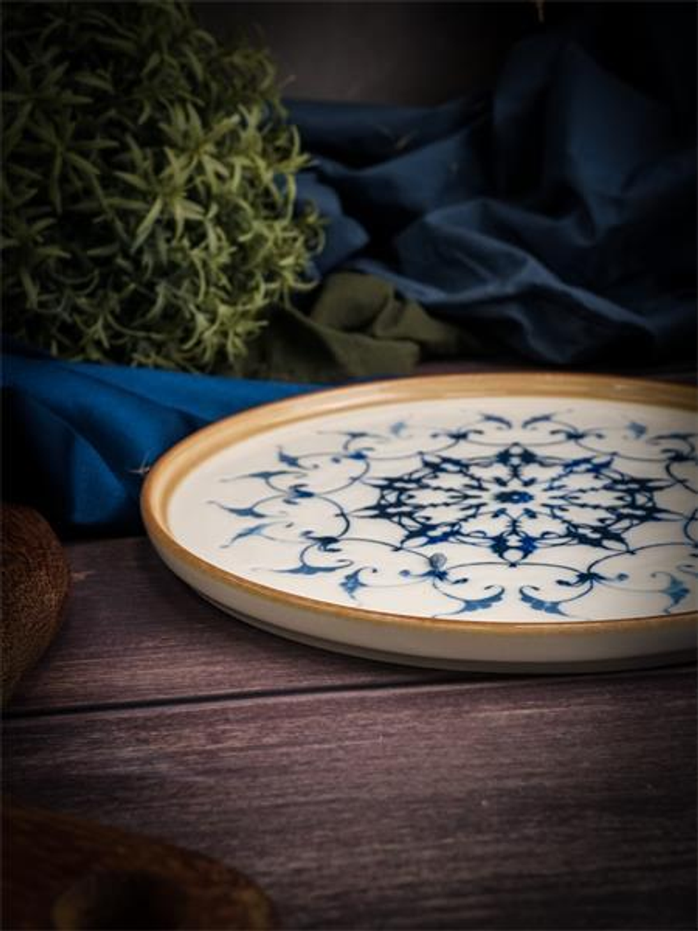 Тарелка мелкая с вертикальным бортом 24 см Reflect PIOLI