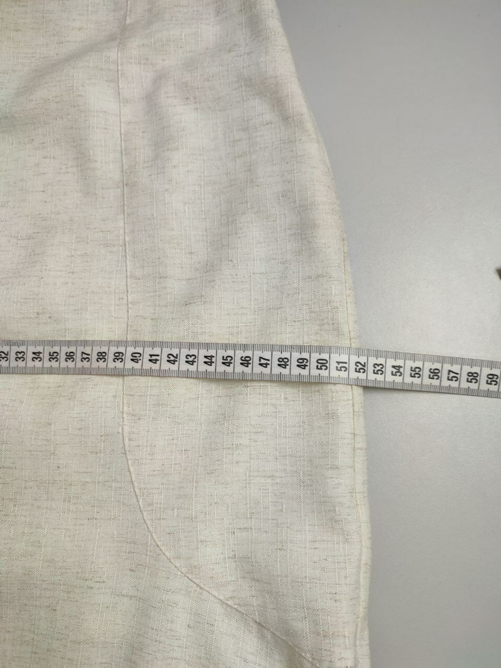 Юбка летняя льняная 48 размер