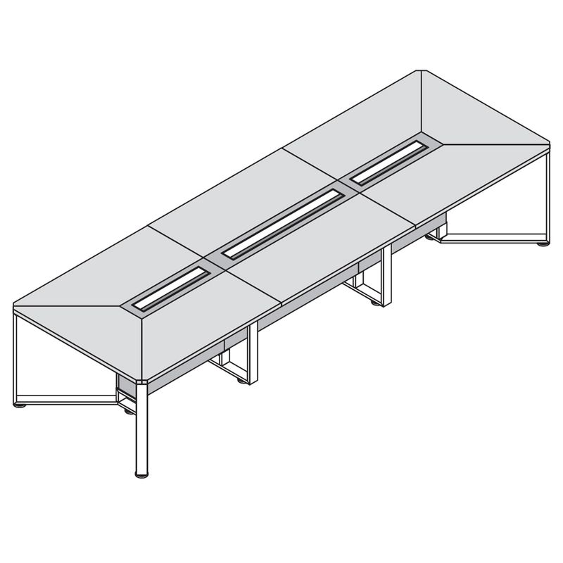 Стол прямоугольный 3600*1200 (OLLIE)