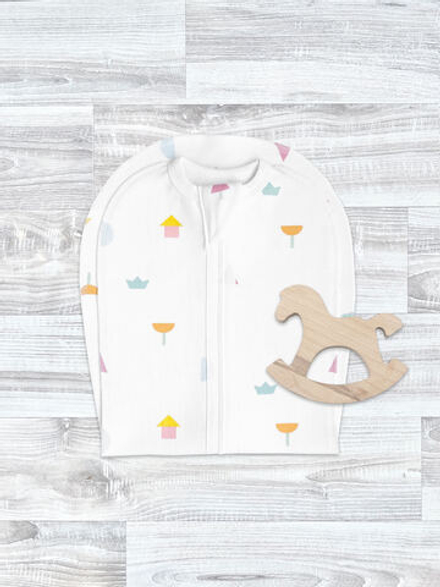 Пелёнка-кокон Mjölk Игрушки, уценка