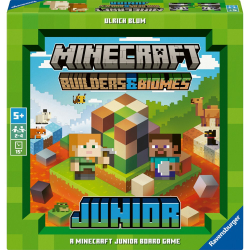 Ravensburger - Minecraft Junior Builders & Biomes Strategy Game 246885