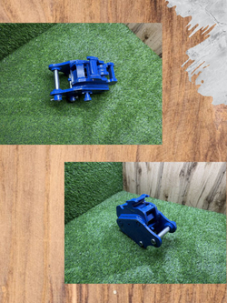 Быстросъём (quick coupler) синий палец 25мм на мини-экскаватора Rippa