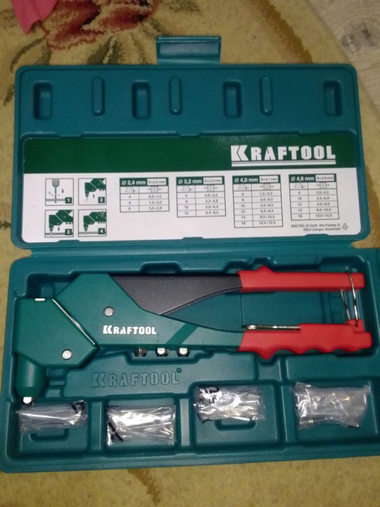 Заклепочник поворотный KRAFTOOL 360 гр.