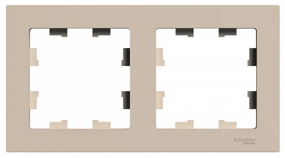 ATLASDESIGN 2-постовая РАМКА, универсальная, ПЕСОЧНЫЙ