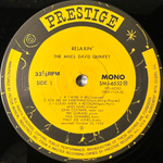 The Miles Davis Quintet – Relaxin' With The Miles Davis Quintet (Япония 1976г.)
