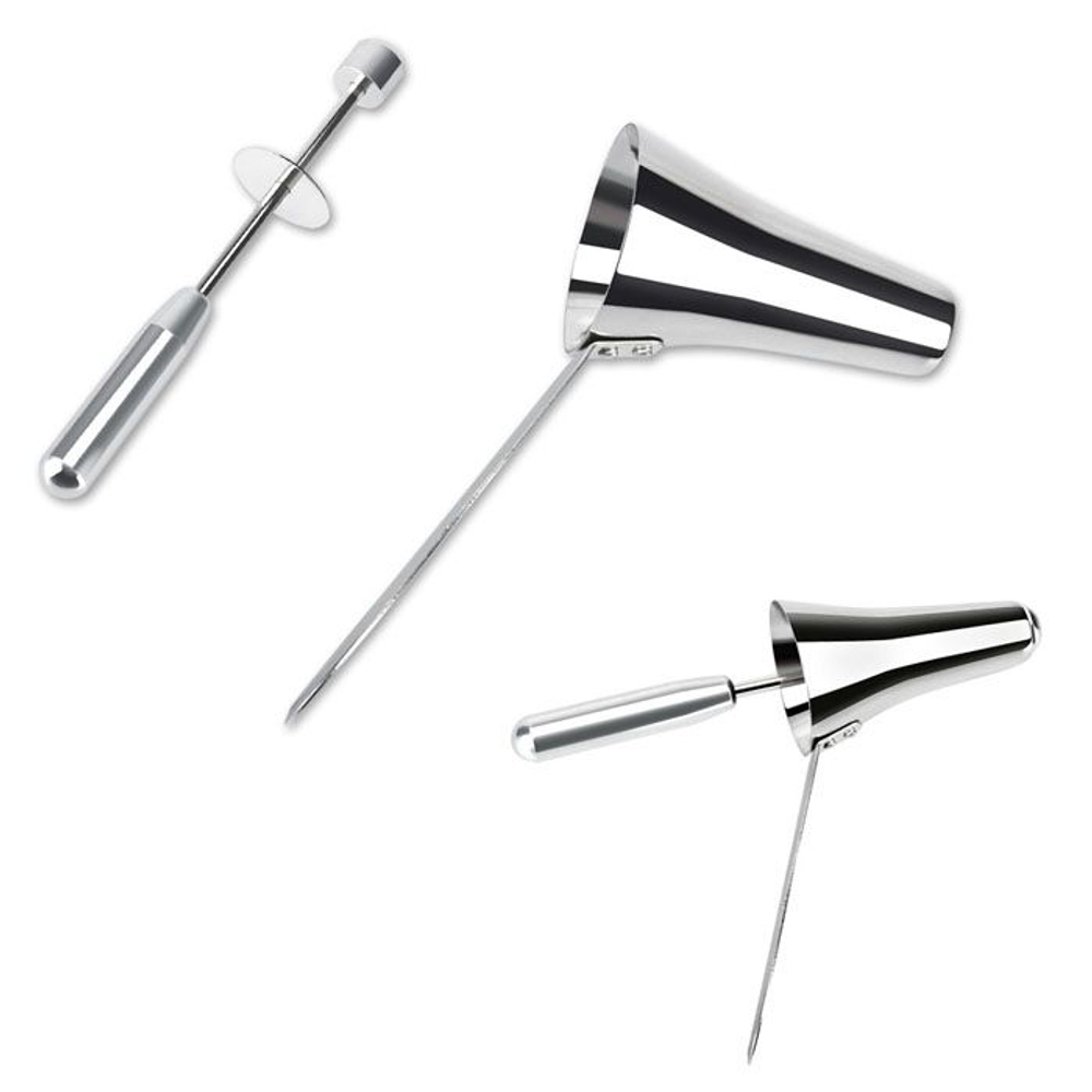 Металлический анаскоп с обтюратором (Цвет: серебро)