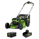 Газонокосилка аккумуляторная Greenworks GD60LM51SP 60В (1 x 5 Ач, Быстрое ЗУ) нож 51 см, 2514307/2944907/2954407