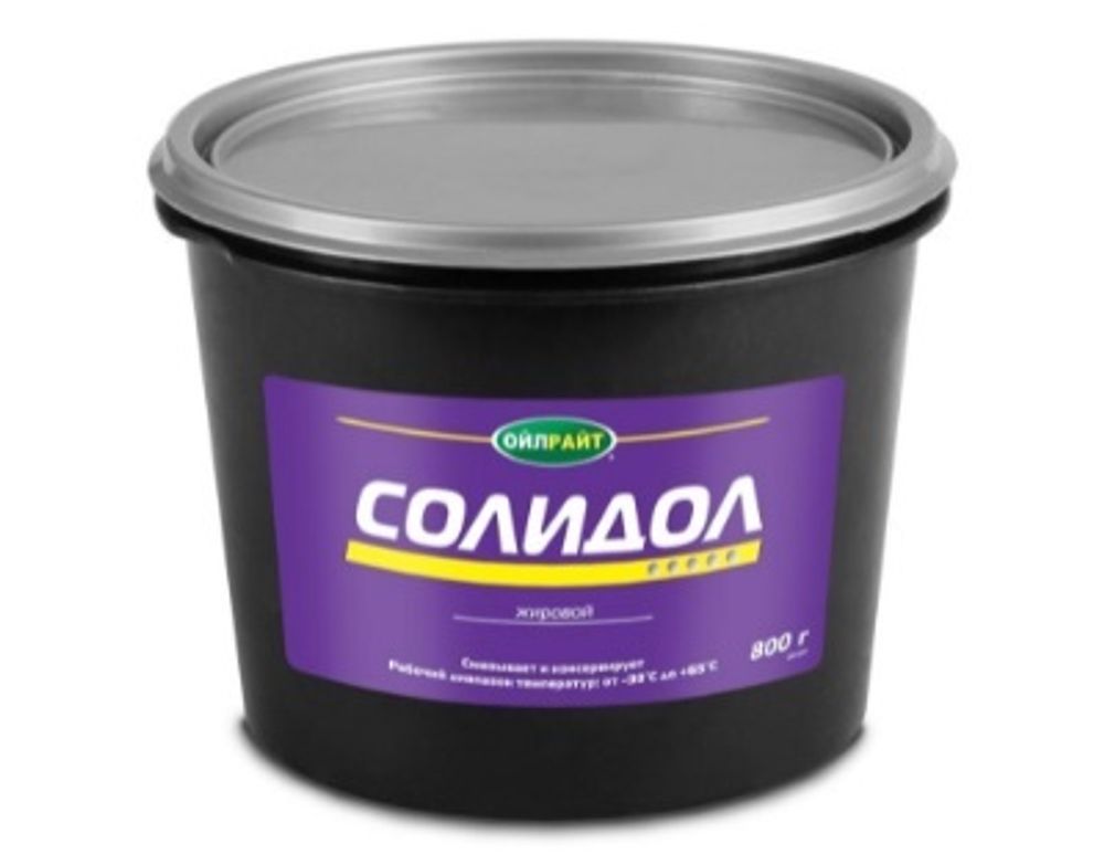 Смазка Солидол 9,5 кг жировой (OIL RIGHT)