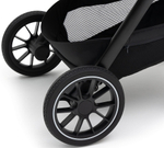 Коляска Agex Prima Pro 3 в 1 с автокреслом i-Safe S Black Midnight Grey (Темно-серый)