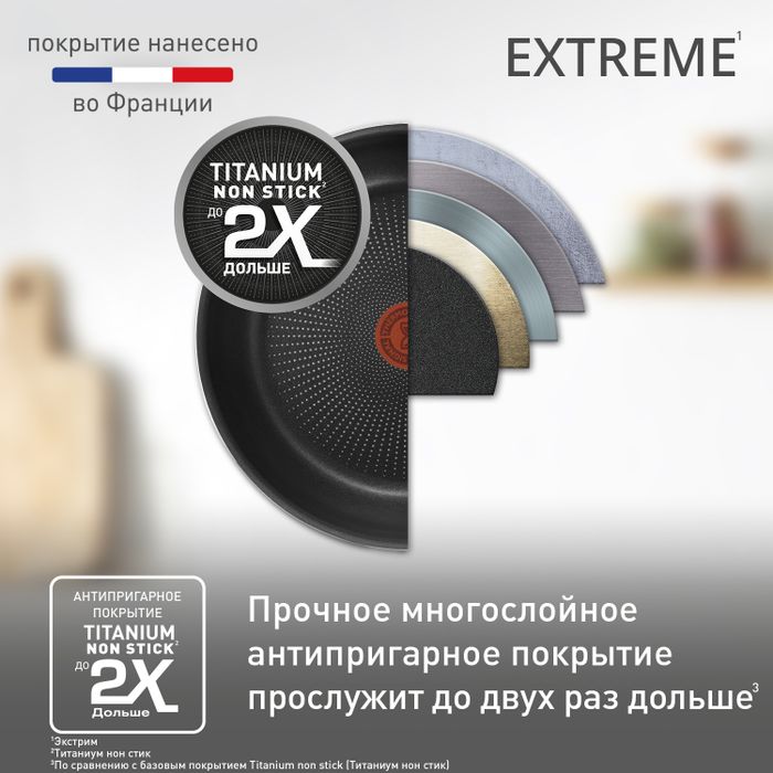 Сковорода для блинов Tefal Extreme 22 см 4230522
