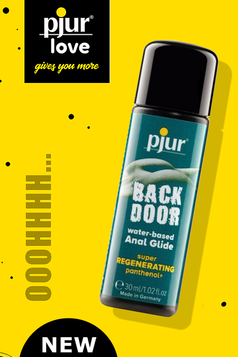 Анальный лубрикант с ромашкой и пантенолом pjur backdoor panthenol glide 30 ml