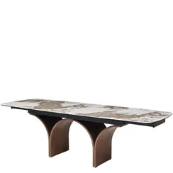 Раздвижной стол Torsion, 180-260х90 см, керамика