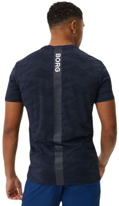 Мужская теннисная футболка Björn Borg Performance T-Shirt - night sky
