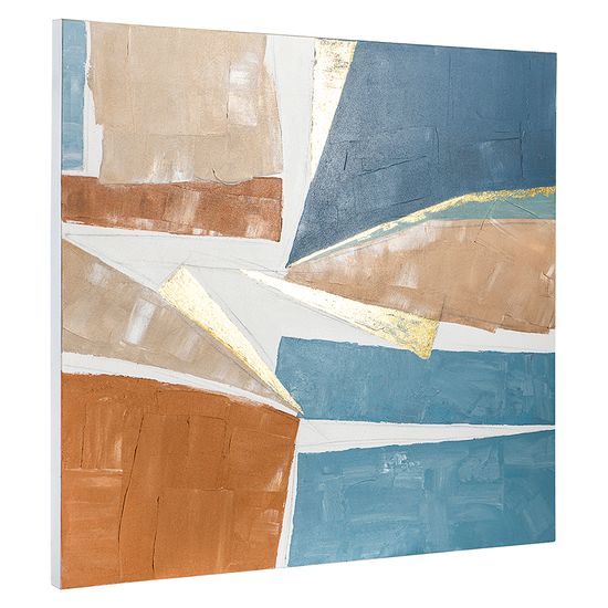 Панно декоративное с ручной росписью by feel, 100х100 см, цветное