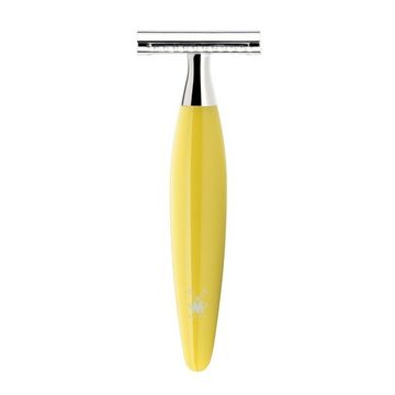 Т-образная бритва (станок) MUEHLE KOSMO, смола лимонного цвета