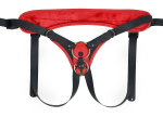 Красно-черные универсальные трусики с 2 способами крепления насадок (Цвет: красный с черным)