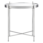 Стол josen, D42,7 см, серебряный/хром