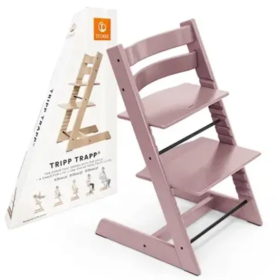 Стульчик для кормления STOKKE Tripp Trapp комплект 4 в 1 (Heather Mauve)