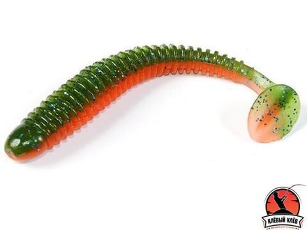 Виброхвосты съедоб. искусст. LJ Pro Series SPARK TAIL #2 Rotten Carrot 10шт