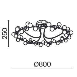 Потолочный светильник Maytoni MOD081CL-L48G3K