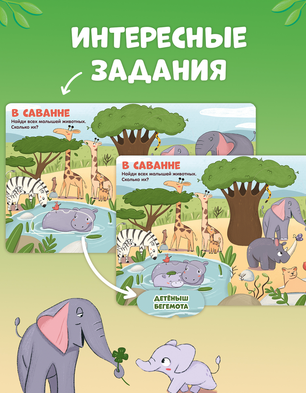 Книжка с окошками. Животные