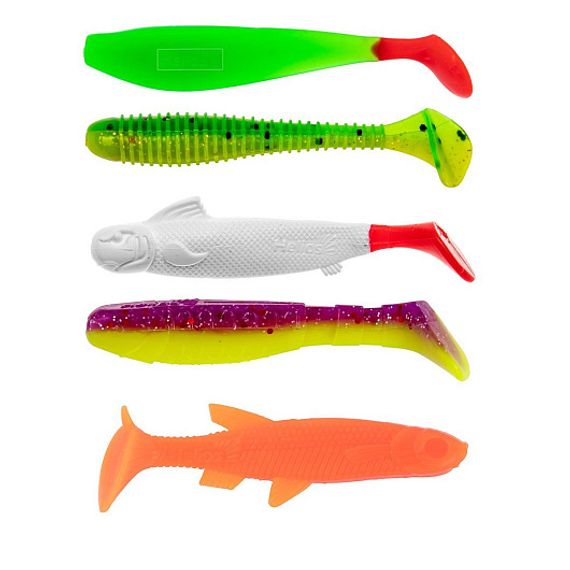 Набор приманок для ловли на джиг 5шт/упак SET#2 (HS-PJ-SET2) Helios