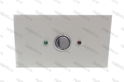 Пост вызывной однокнопочный с двумя индикаторами, крашенный, ПЛВ13-К1М0103ЩУ3