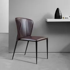 Стул Albert коричневая кожа