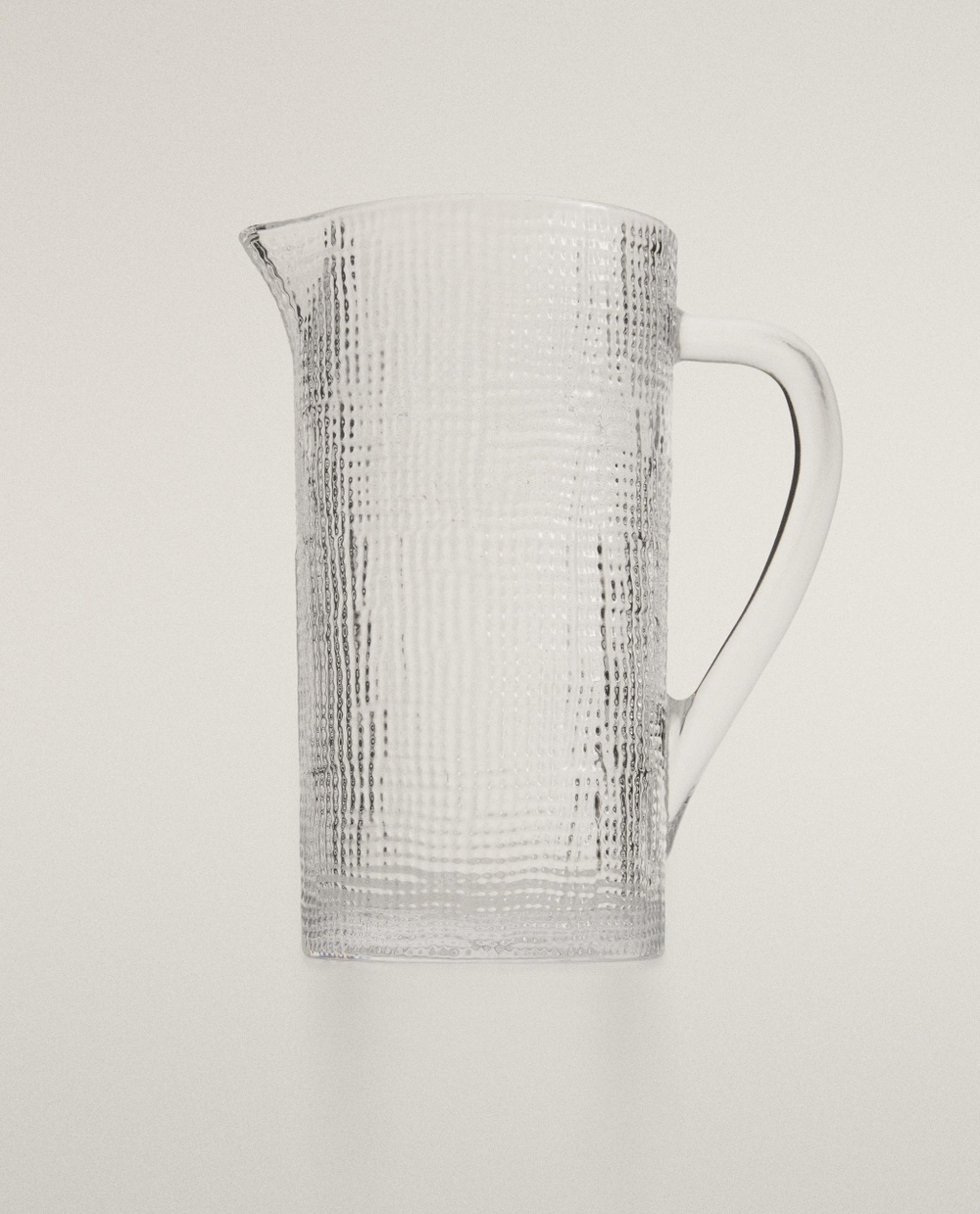 Zara Home кувшин из стекла, цвет прозрачный, 20 см