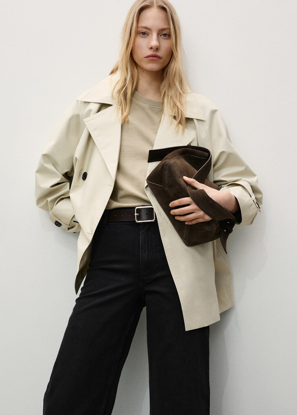 Джинсы-кюлоты Catherin с высокой талией