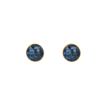 Серьги пусеты Possebon Pearl Sodalite A1184.22 BL/G