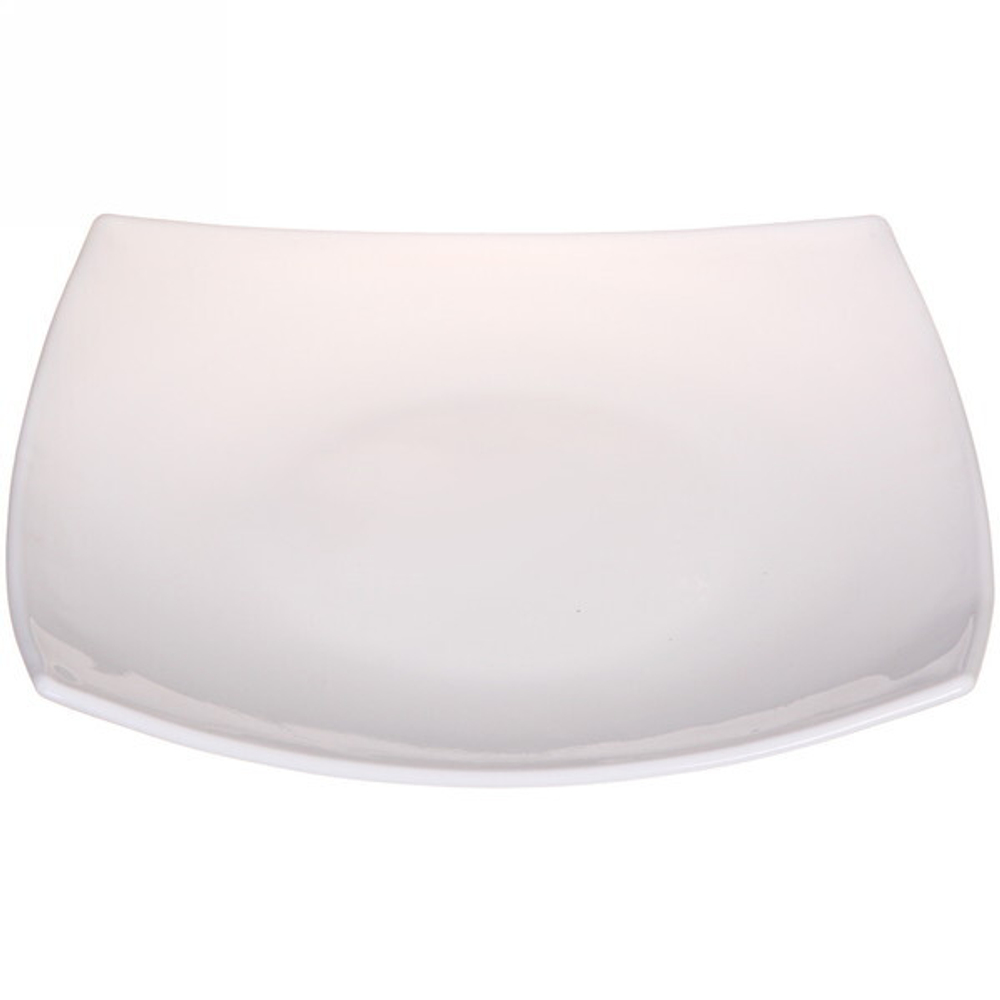 Тарелка «White magic» 26,5*26,5см стеклокерамика Квадрат