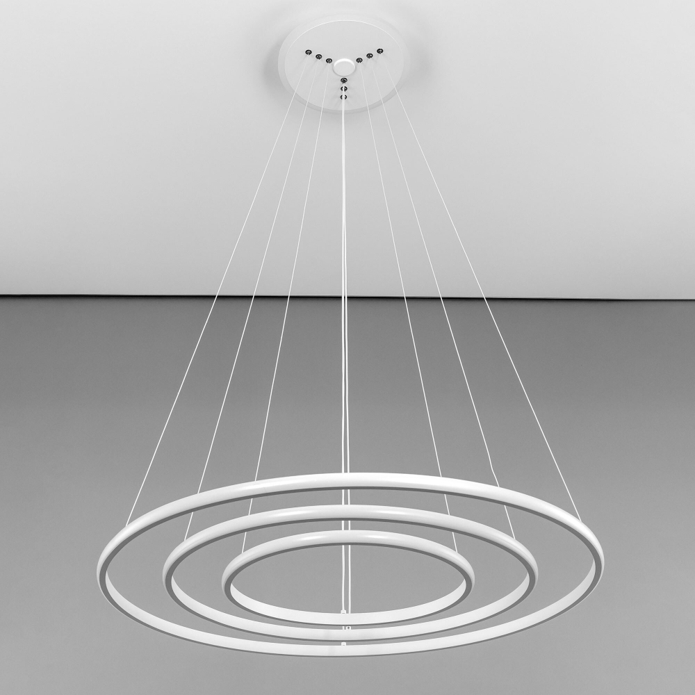 Citilux Неон Смарт CL731A090E RGB Умная подвесная люстра Белая