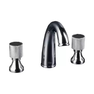 Смеситель для раковины на 3 отверстия Boheme ROYAL CRYSTAL 277-Royal/CRST Black