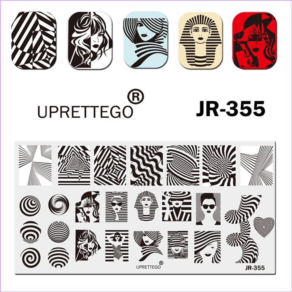 Пластина для стемпинга JR355