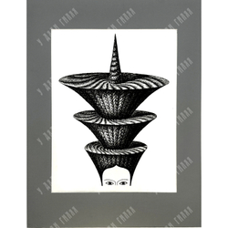 Пешков Р.В. Вавилон. Бумага, тушь, перо. 1999 г.