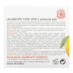 Lalarecipe, Yuzu Vita C Ampoule Pad, осветляющая косметическая маска, 80 подушечек, 150 мл (5,07 жидк. унц.)