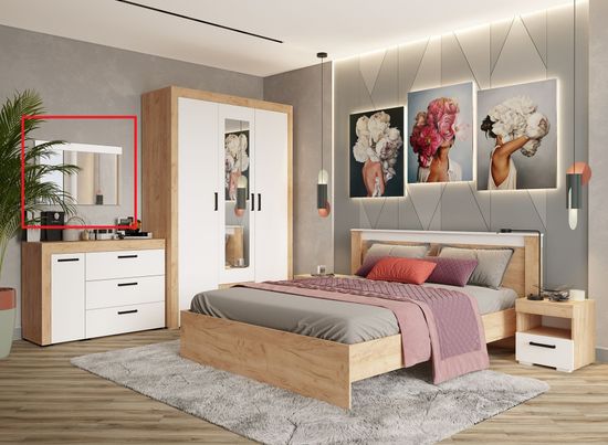 дуб крафт золотой / белый