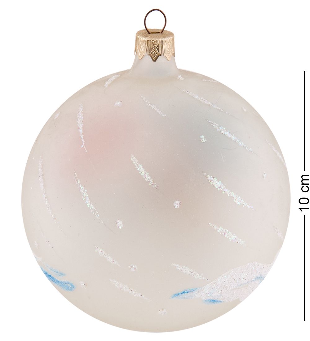 Элита НФШ-1671 Ел.украшение Шар «Дети с зонтиком» 100 мм