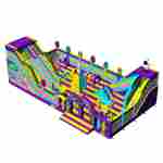 Коммерческий надувной батут «Космический калейдоскоп», размер 16*8,5*6 м