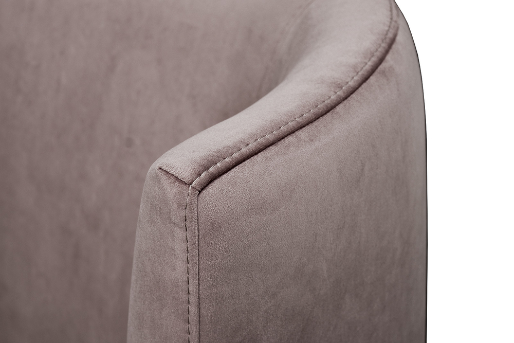 Кровать Сиена(Siena) без мех.велюр коричневый Colt1012-ROSKOR 199x222x116см Garda Decor