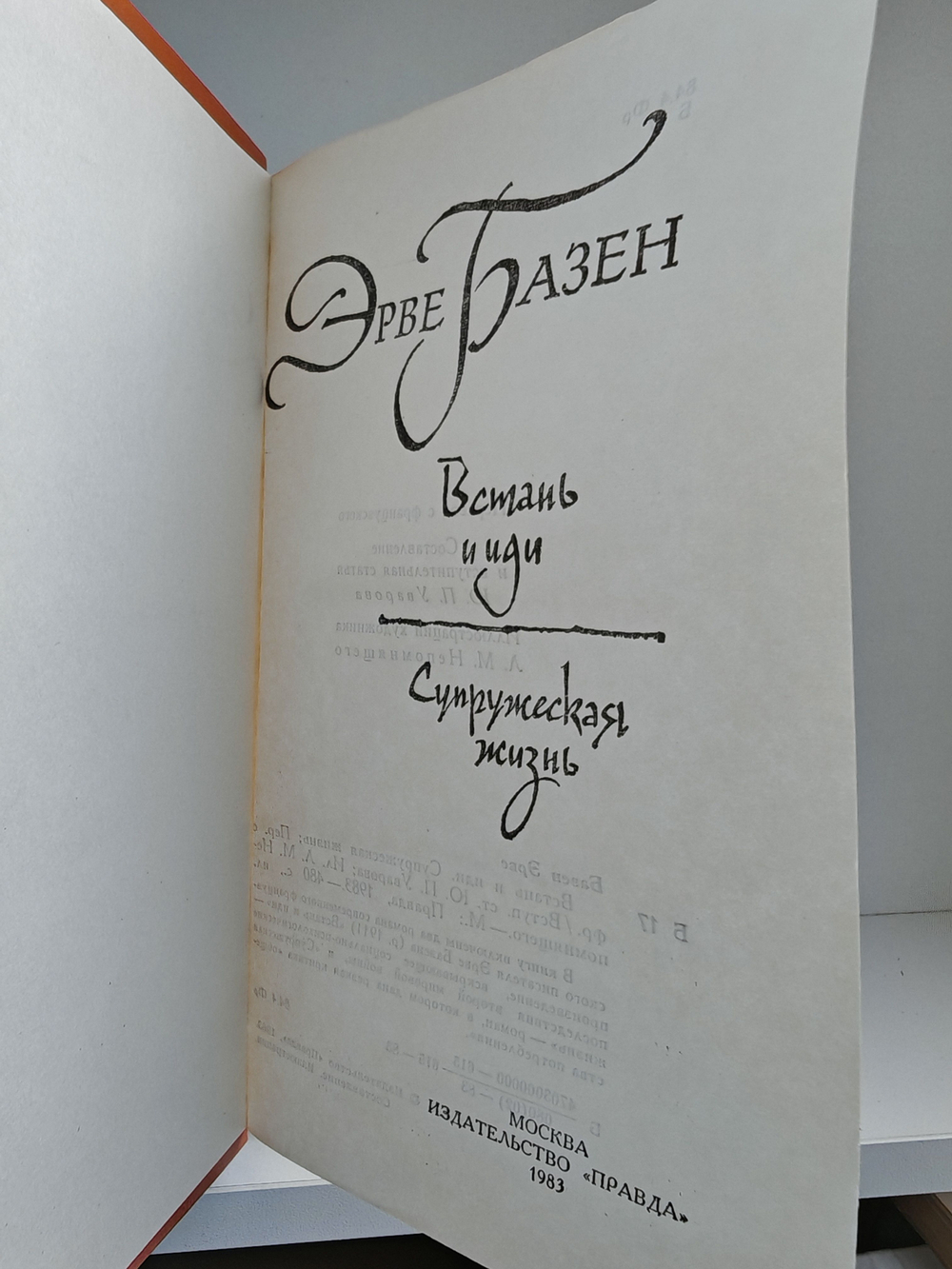 Встань и иди. Супружеская жизнь