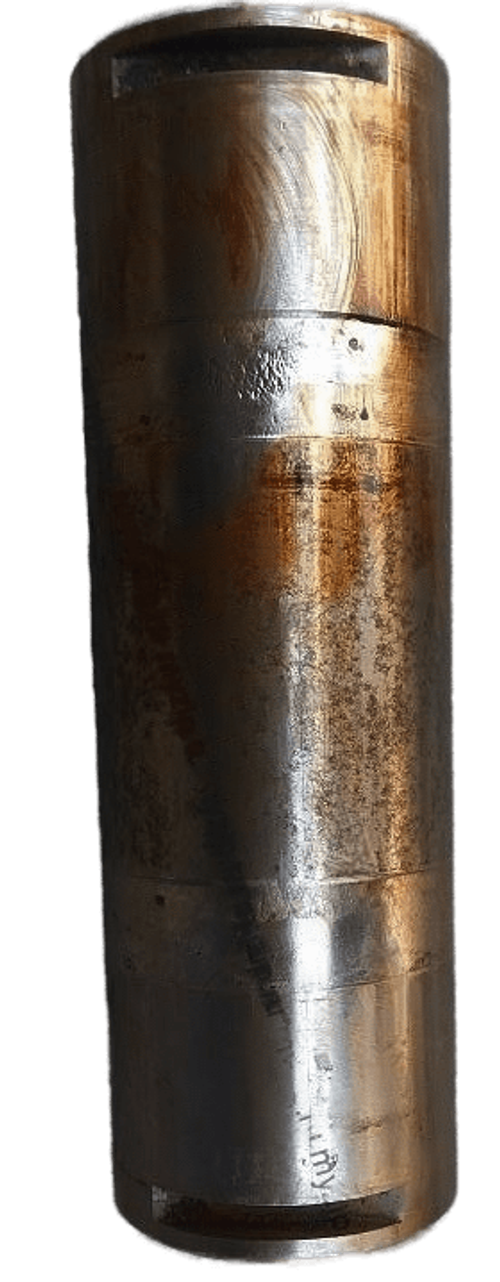 Вал отводного блока d=60 мм L=185 мм с 2-мя канавками