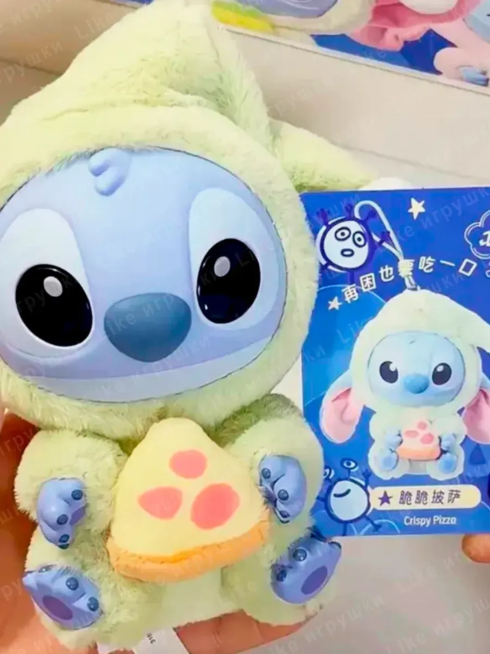 Мягкая игрушка сюрприз Стич лабубу Stich