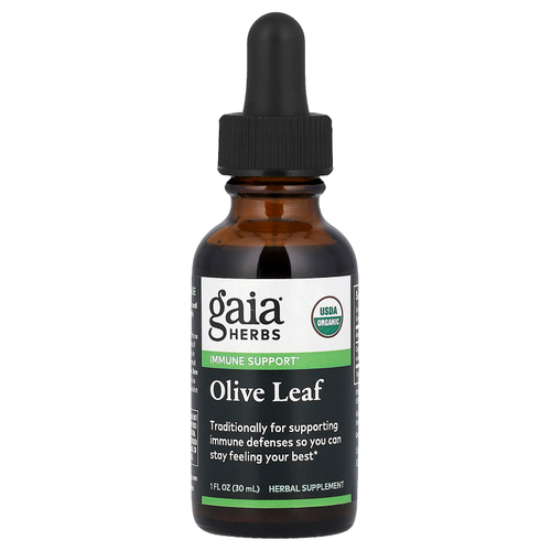 Gaia Herbs, листья оливкового дерева, 30 мл (1 жидк. унция)