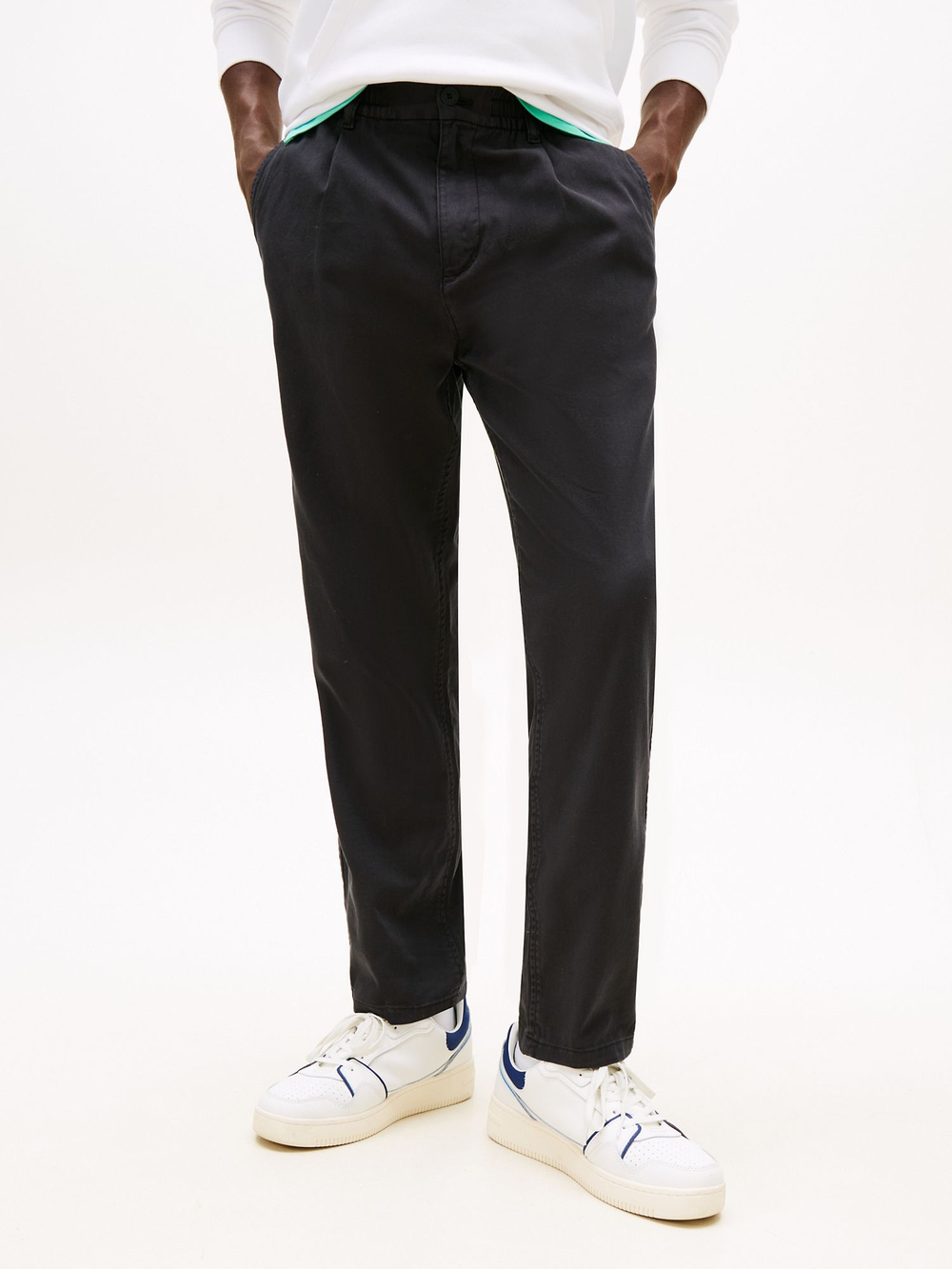 Брюки Tommy Jeans Relaxed Tapered Pant Black